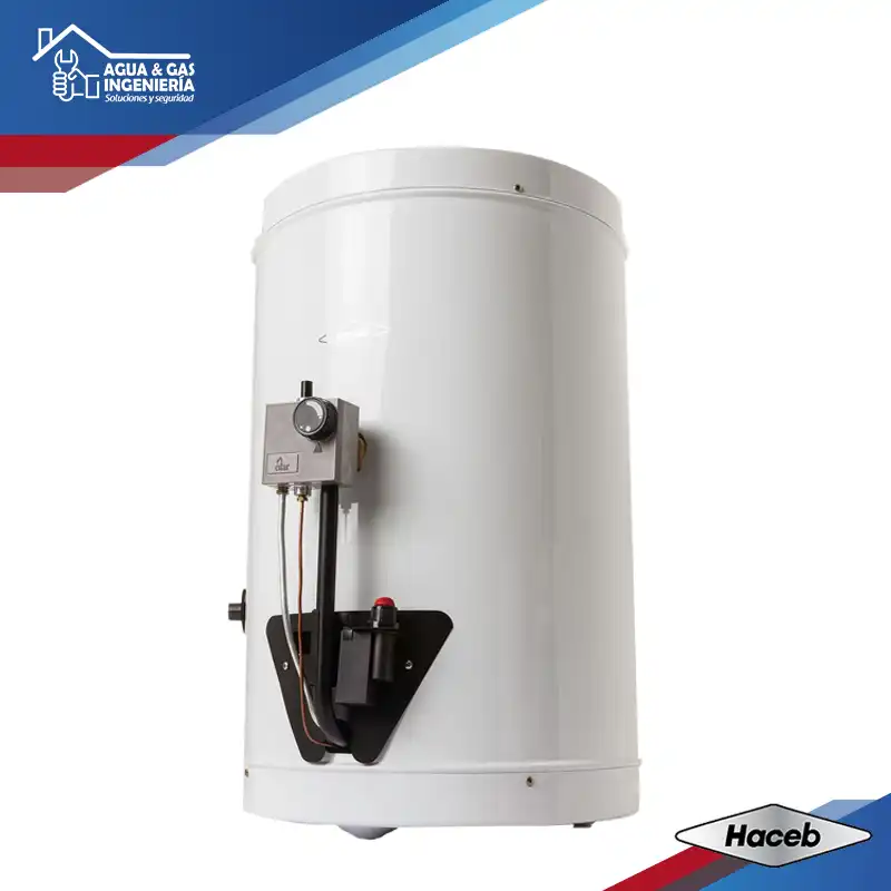 Calentador de Acumulación Haceb 10 Galones Gas Natural Blanco