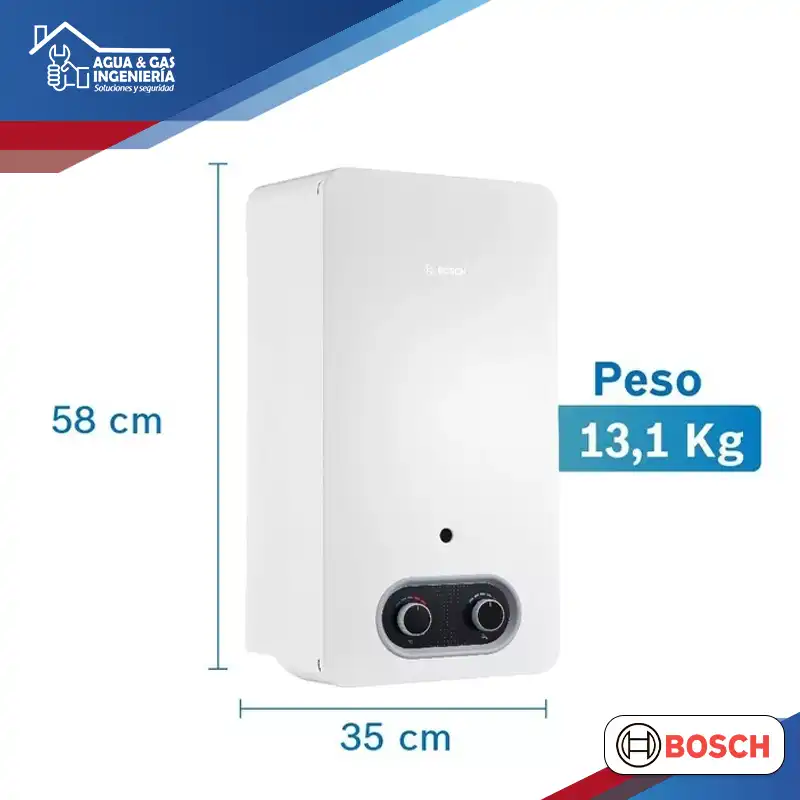 Calentador Bosch Therm 2200 13L GN/GP