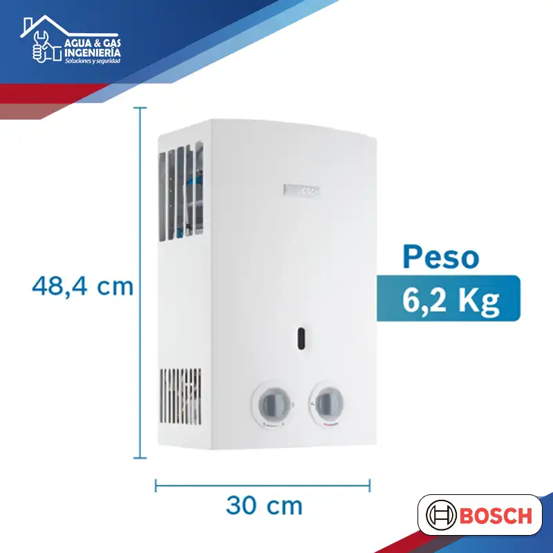 Calentador Bosch Therm 1000 O 6L GNGP