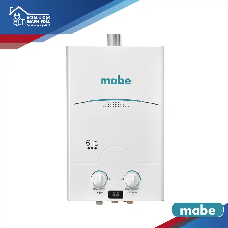 Calentador Mabe CMD6TFBC 6L Tiro Forzado Gas Natural